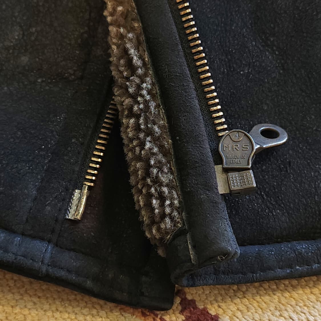 90s 빈티지 무스탕 이태리 바이커 무스탕 무톤 자켓 105 상품이미지6