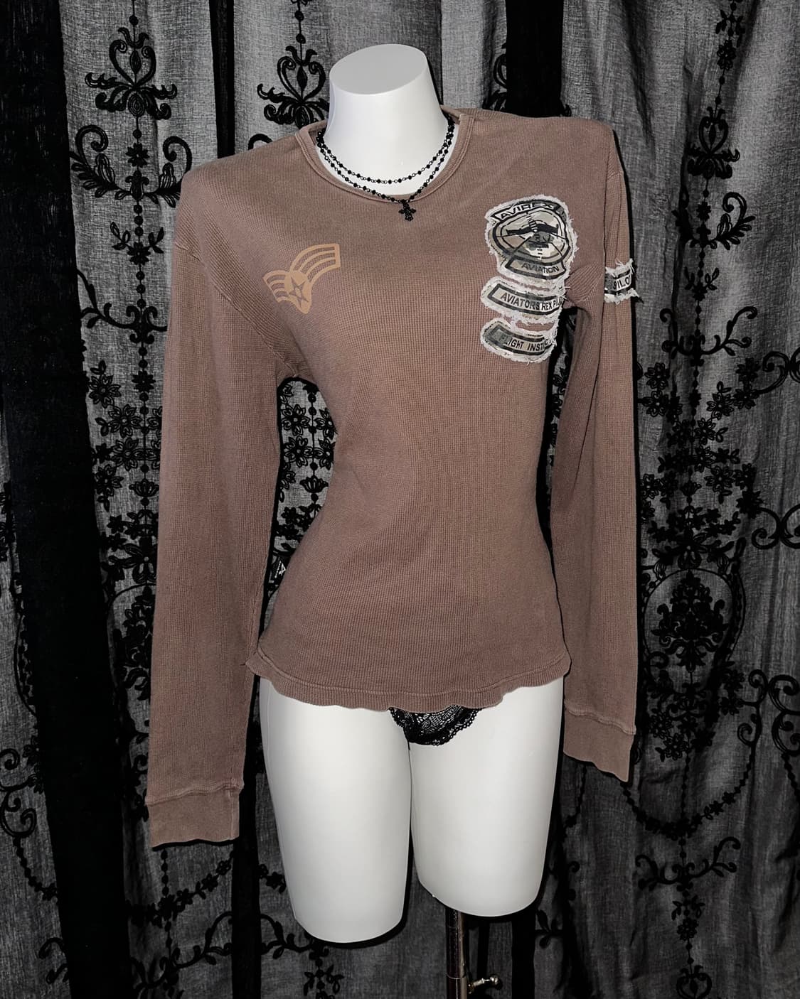 Brown y2k Long Sleeve  상품이미지1