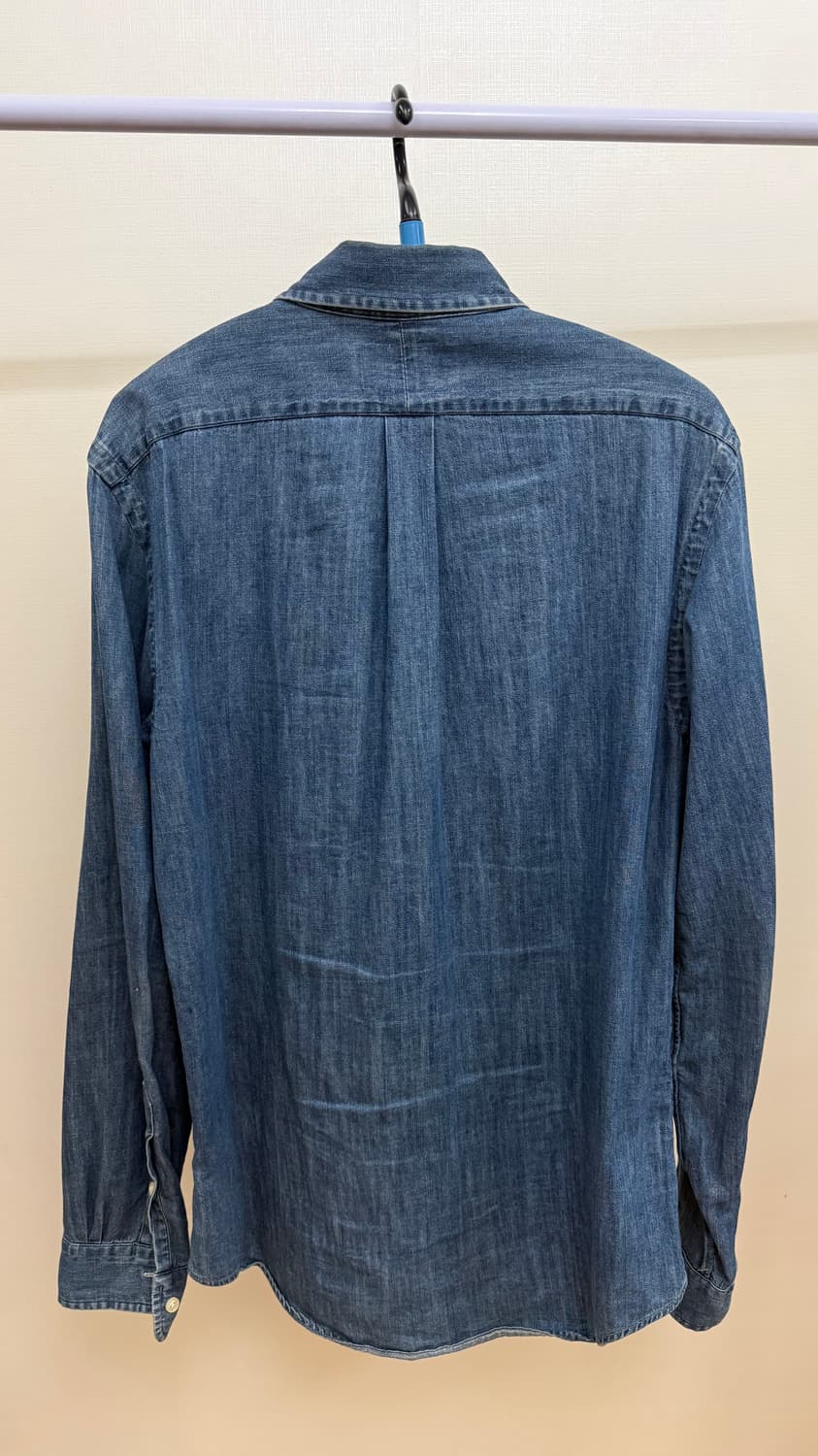 (M/100) 랄프로렌 데님 셔츠 슬림핏 중청 상품이미지3