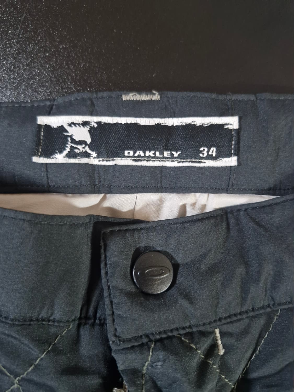 오클리 퀼팅 아웃도어 팬츠 블랙 매장판 34 상품이미지5