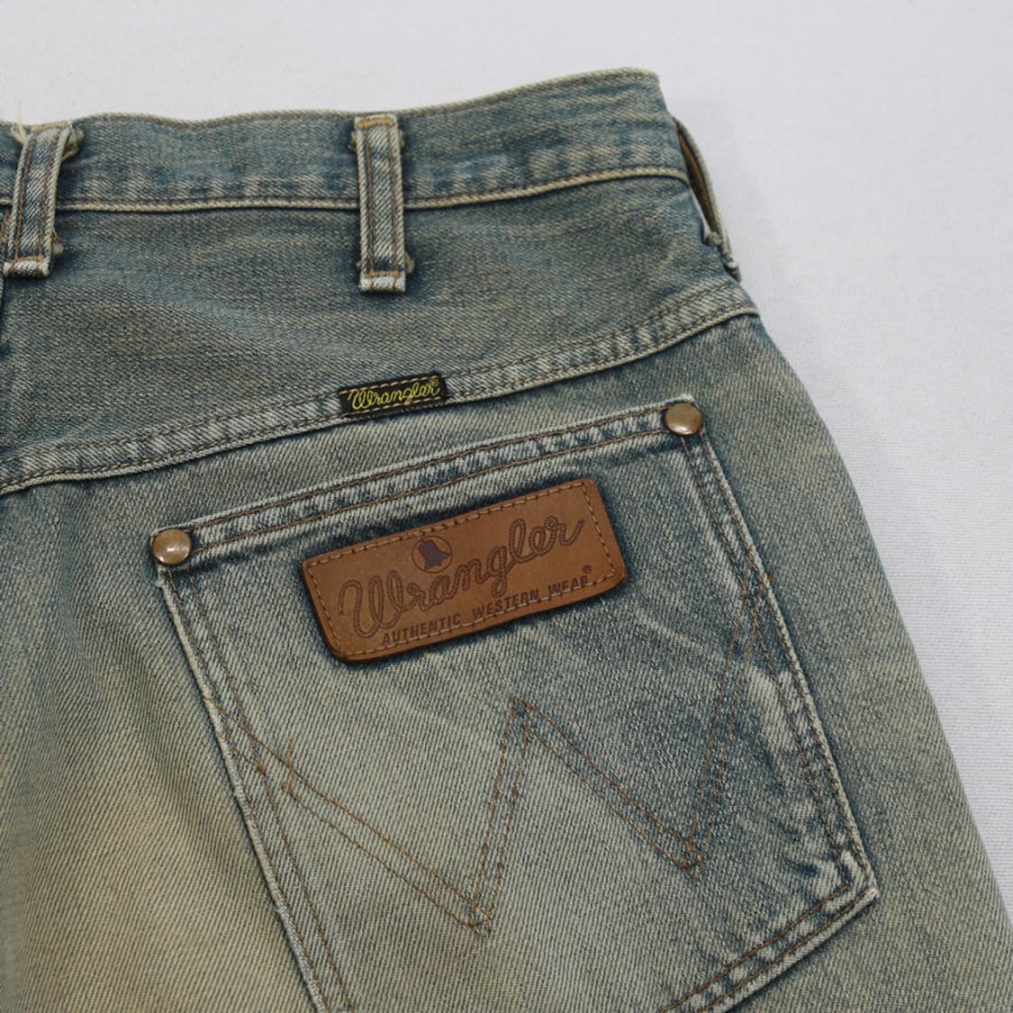 (착용컷) 90's Wrangler BLUE BELL 셀비지 진 29.5 상품이미지9