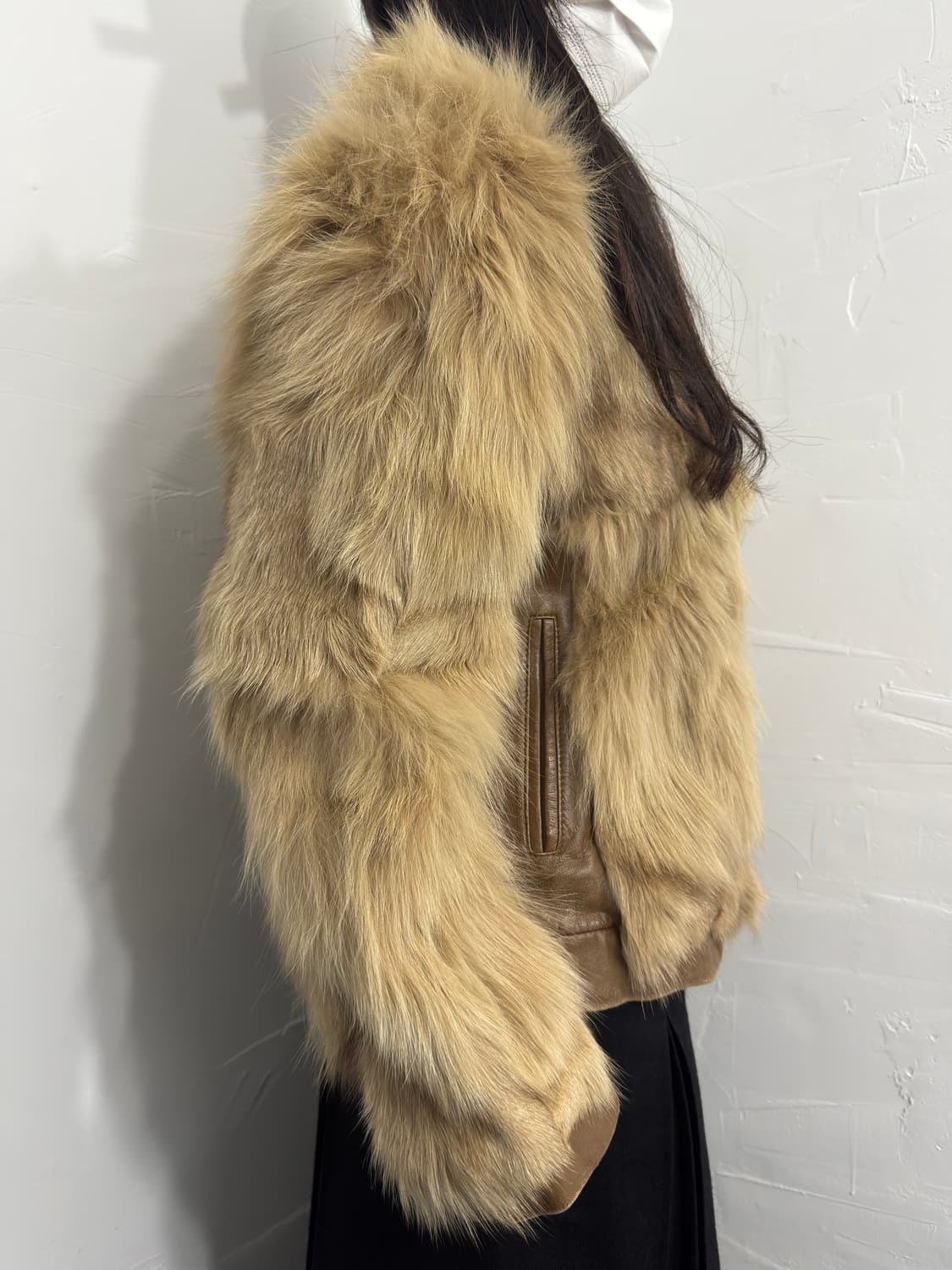 hiverreine fur leather jacket 상품이미지7