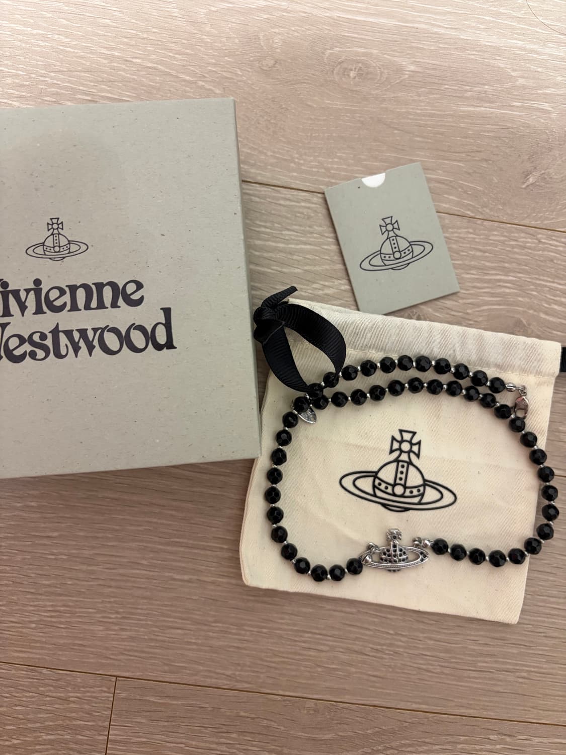 비비안웨스트우드 블랙펄 목걸이 상품이미지1