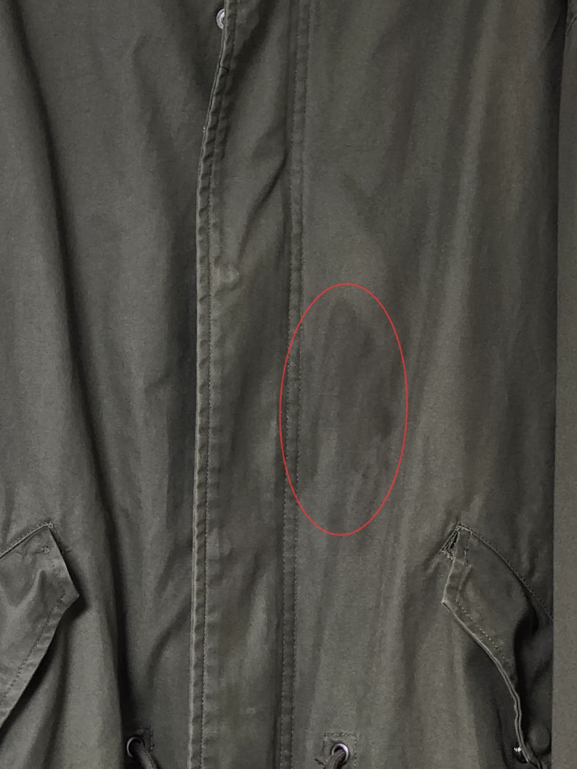 무신사 스탠다드 피시테일 파카 카키 m 상품이미지4