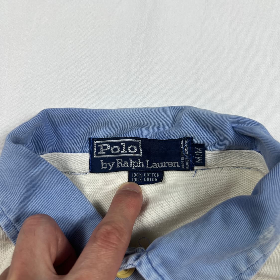 90’s 92년도 폴로랄프로렌 cp92 로고 피케셔츠 상품이미지7