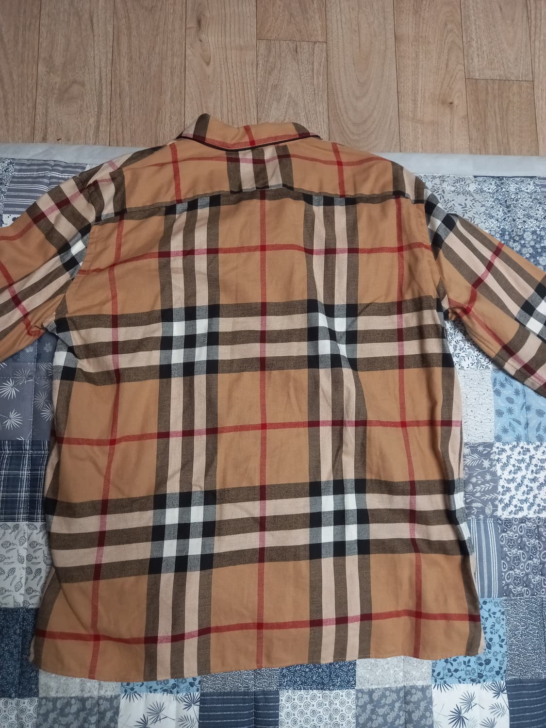 버버리 시그니처 체크셔츠 L(실용105) 상품이미지5