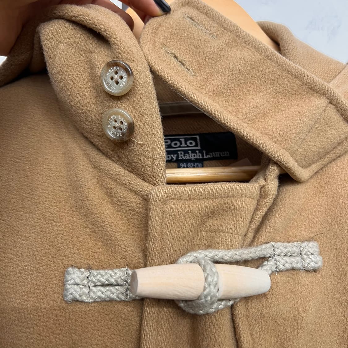90‘s 폴로 울 더플 코트 상품이미지7