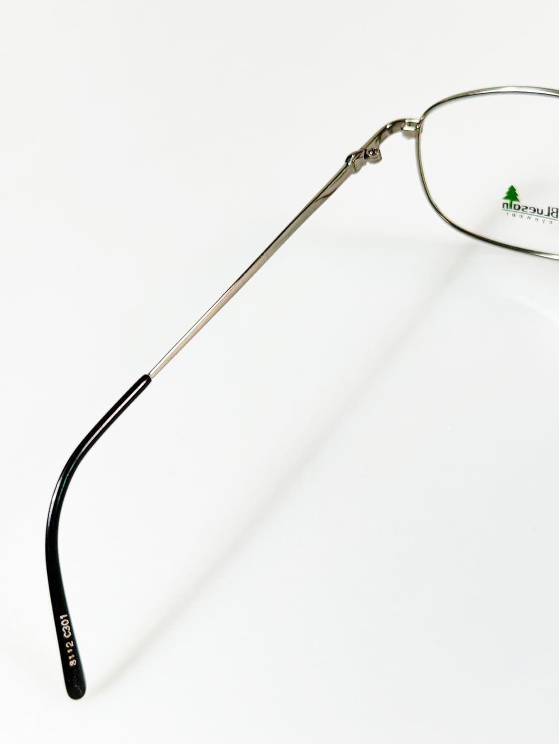90s BLUESAIN 실버 슬림 스퀘어 메탈 빈티지 안경 상품이미지7