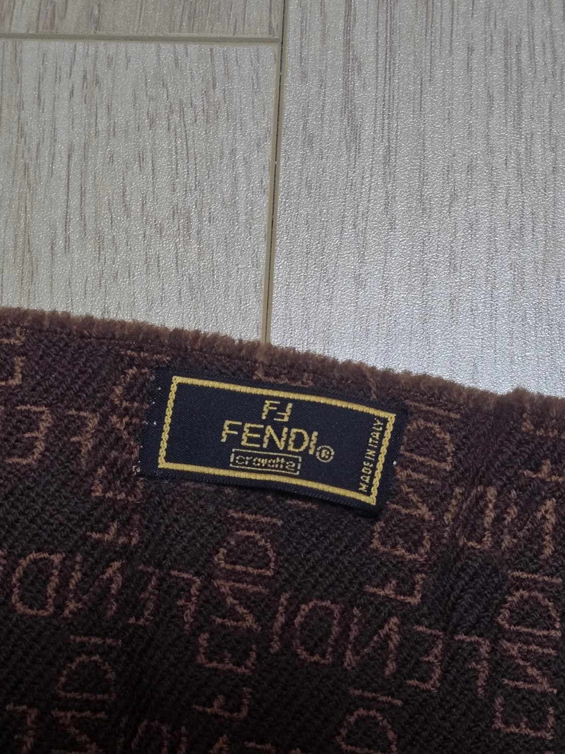 Fendi 펜디 리버시블 FF 로고 울 머플러  상품이미지5