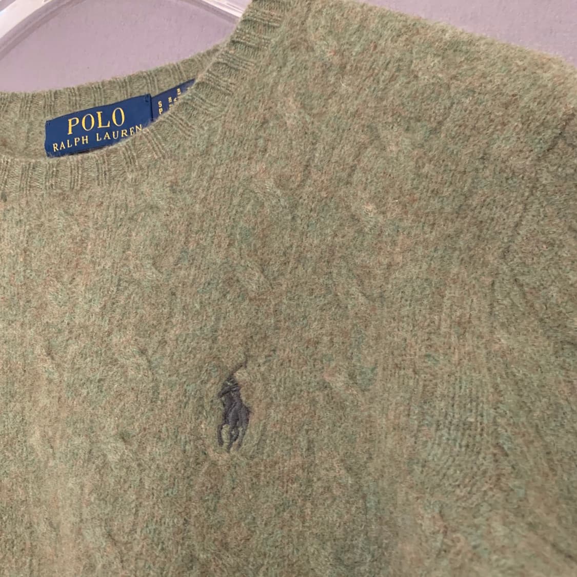S 폴로랄프로렌 신형 캐시미어 혼방 꽈배기 케이블 니트 상품이미지4