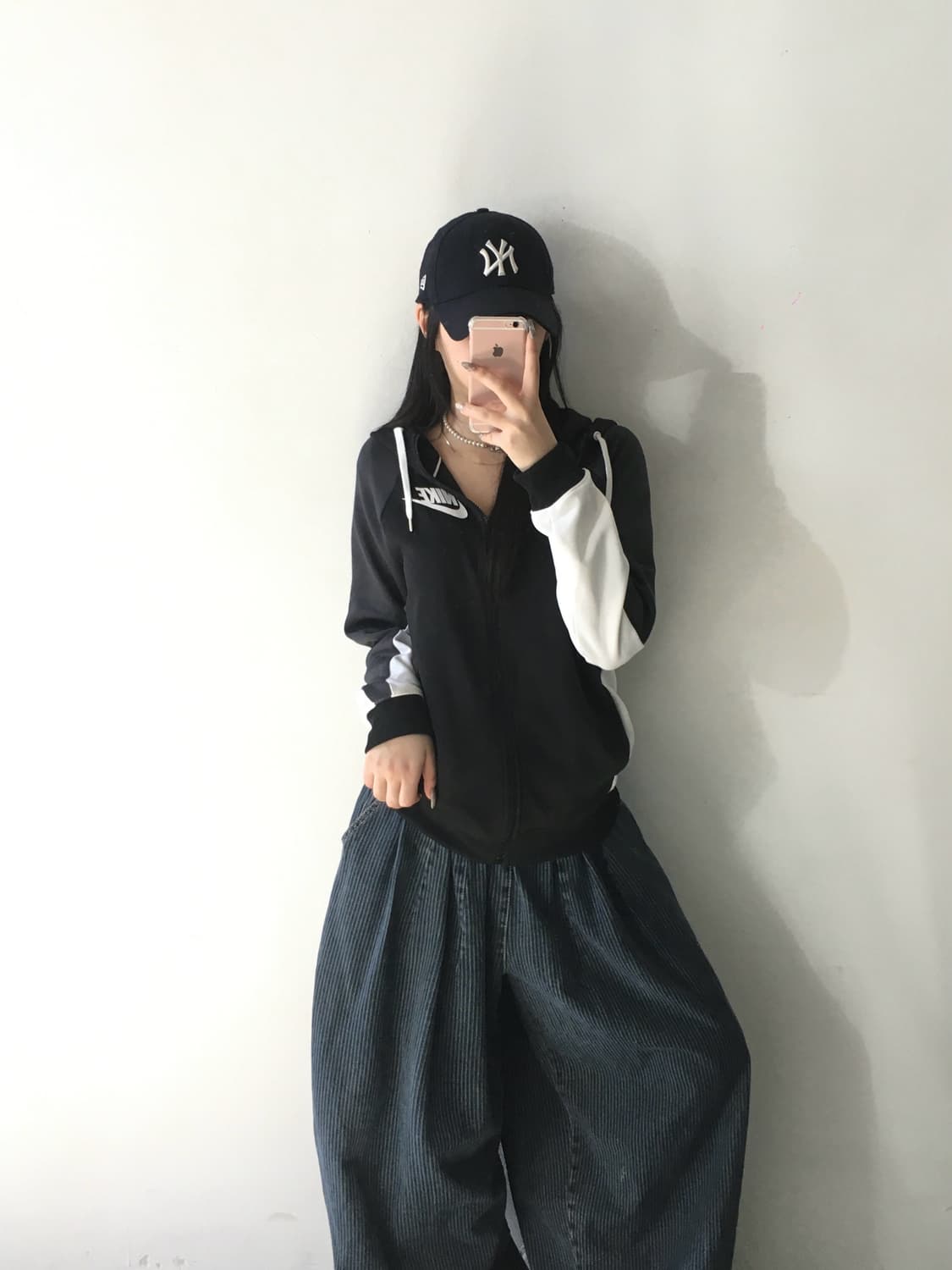 나이키 배색 후드집업 상품이미지2