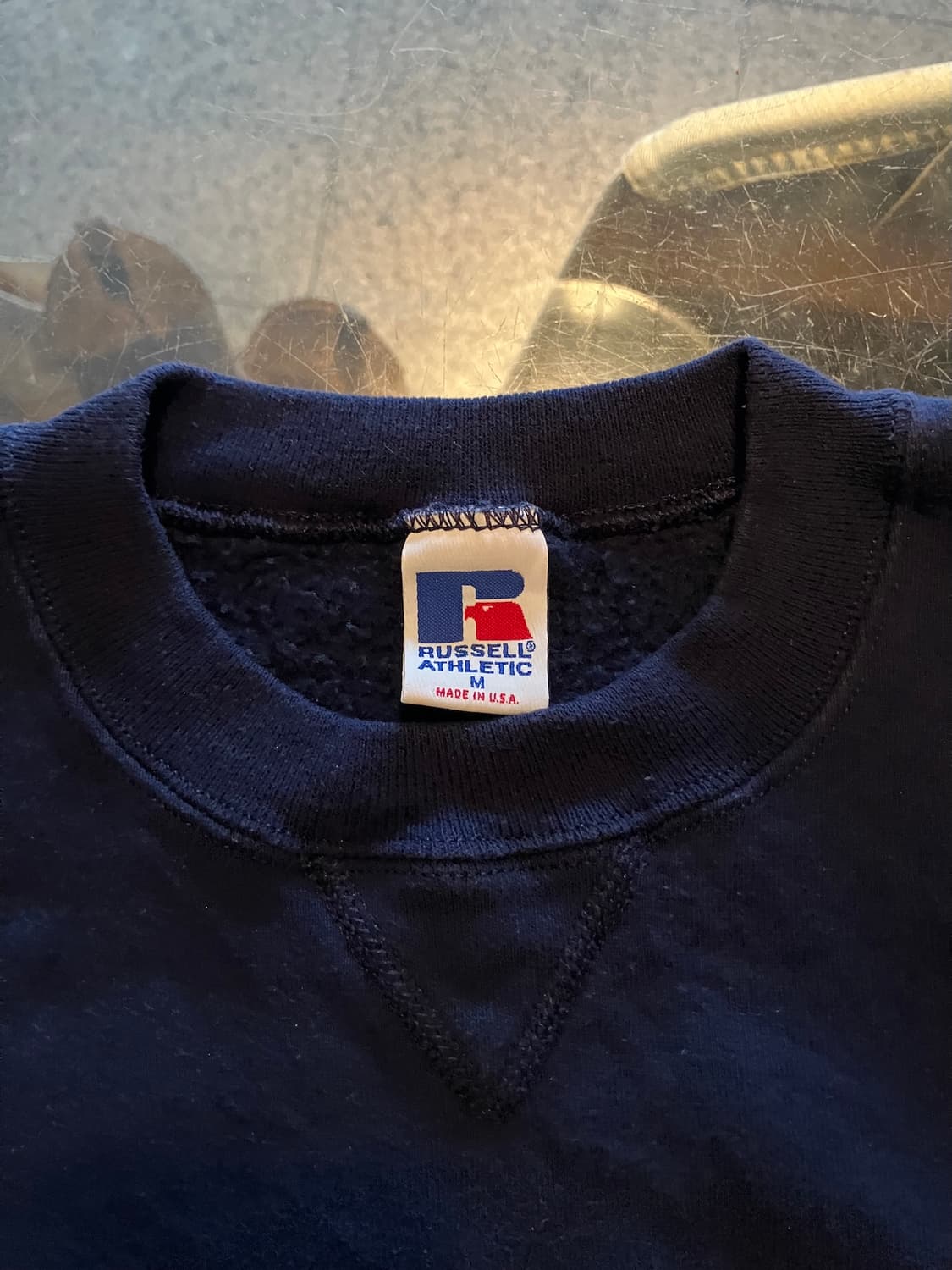 90s USA 빈티지 러셀 플레인 스웻 셔츠 맨투맨 상품이미지5