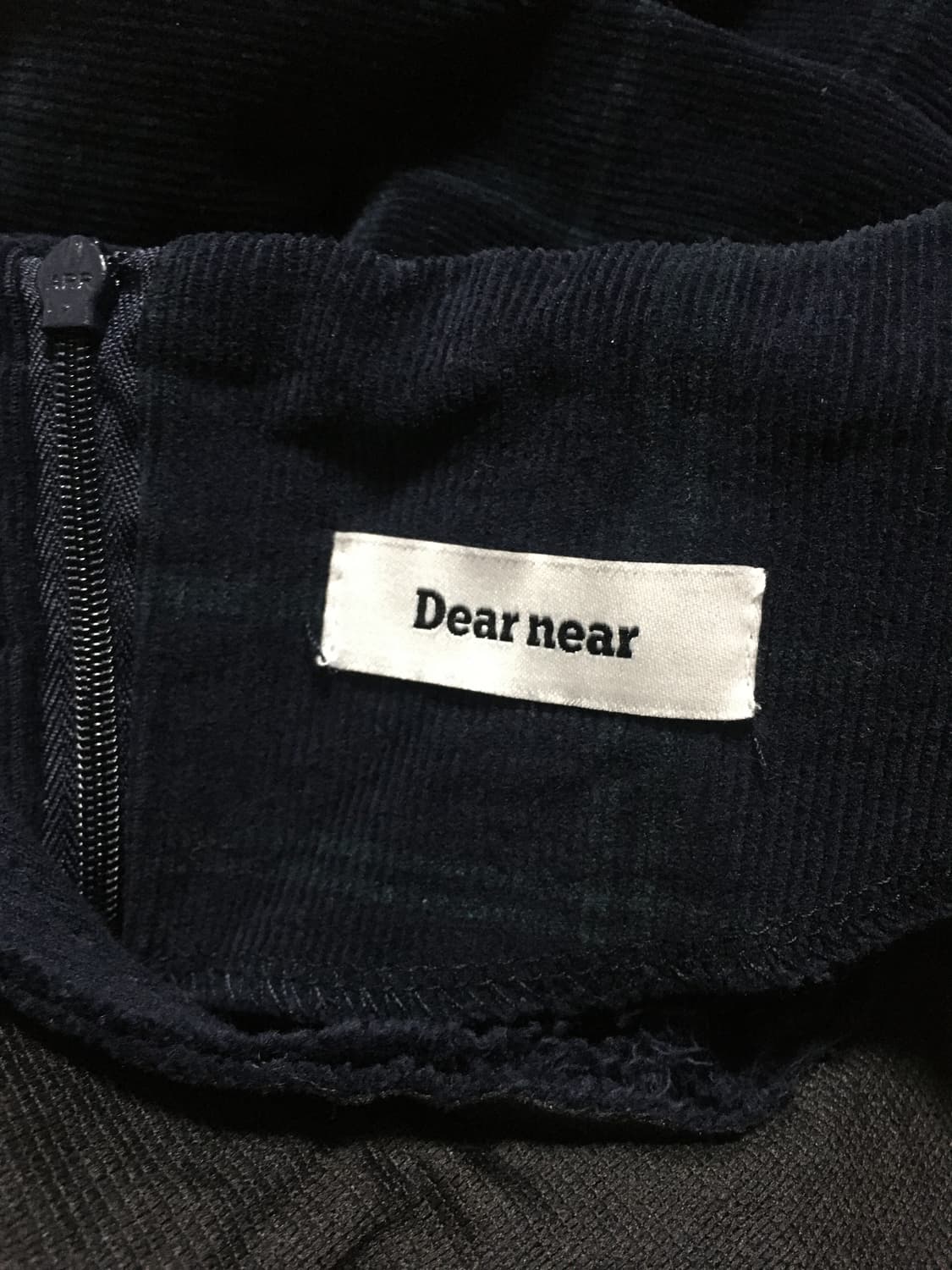 빈티지 체크패턴 모리걸 코듀로이 원피스 상품이미지5