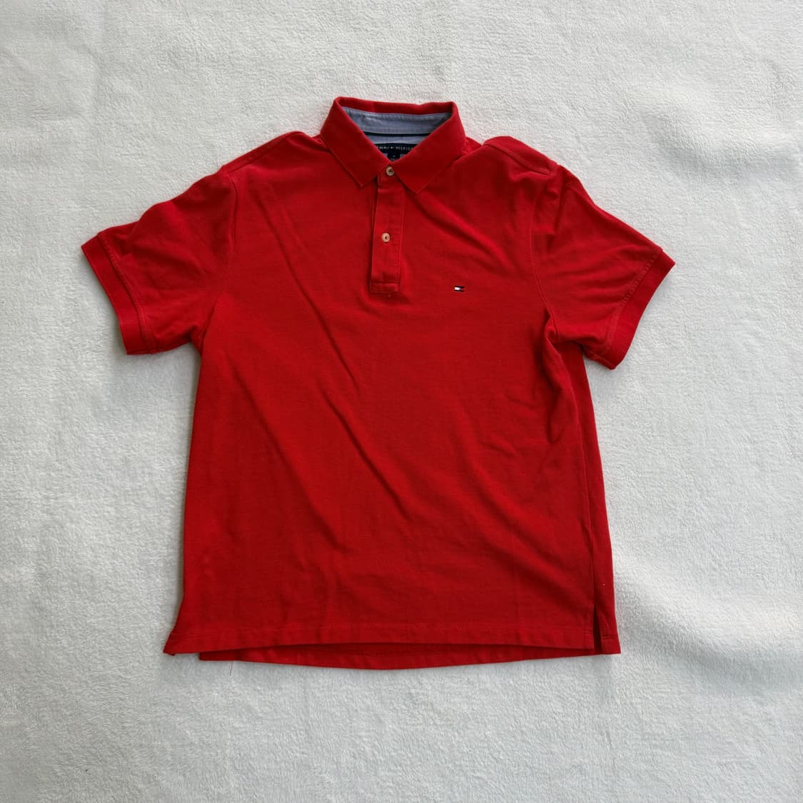 M 타미힐피거 커스텀핏 반팔 카라티 0313T 상품이미지1