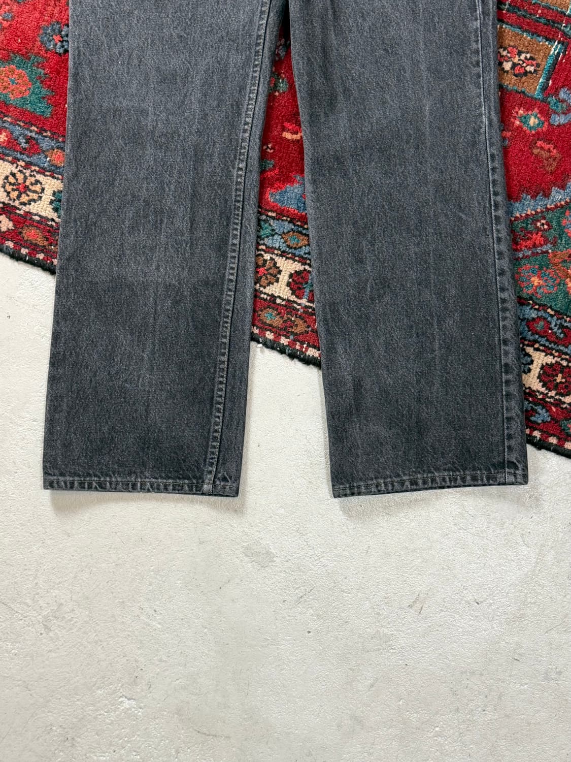 90's USA Made 빈티지 리바이스 517 블랙 부츠컷 상품이미지7