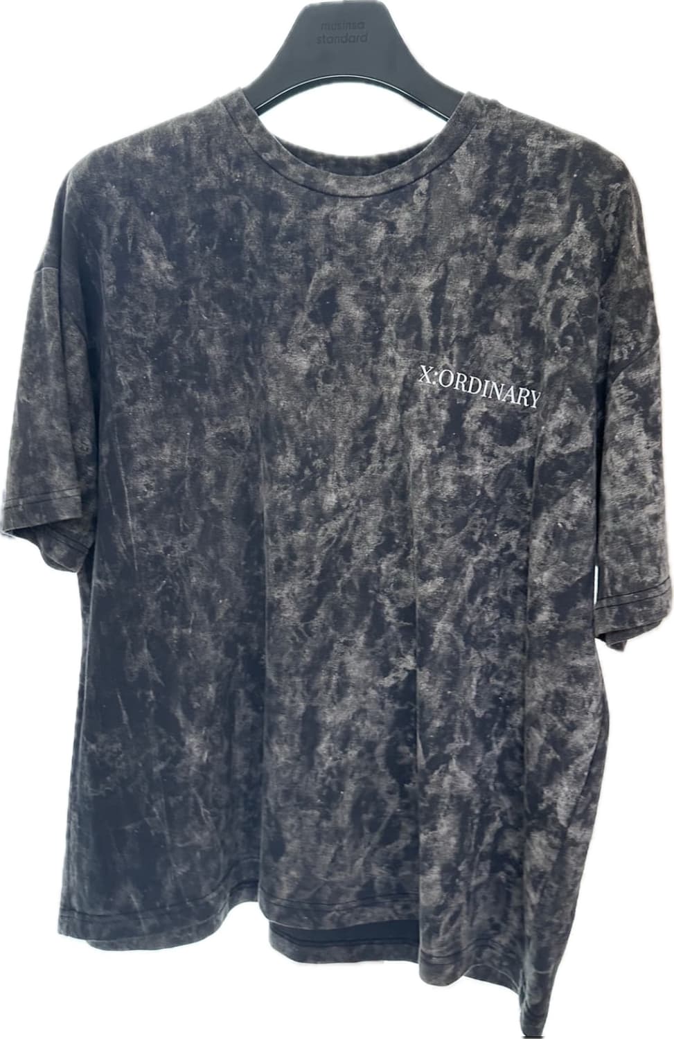 엑스오디너리 초장기 한정 TIE-DYE 1/2 T-SHIRT BLACK 상품이미지1