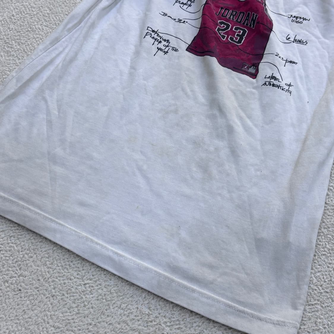 M 나이키 조던 프린팅 반팔 티셔츠 0330E 상품이미지6