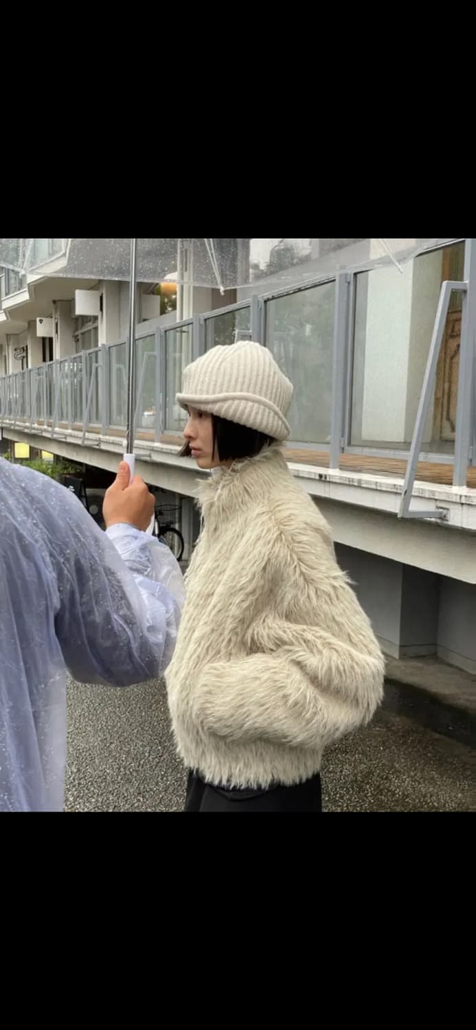 크림빌라 피노 시어링 퍼자켓 상품이미지1