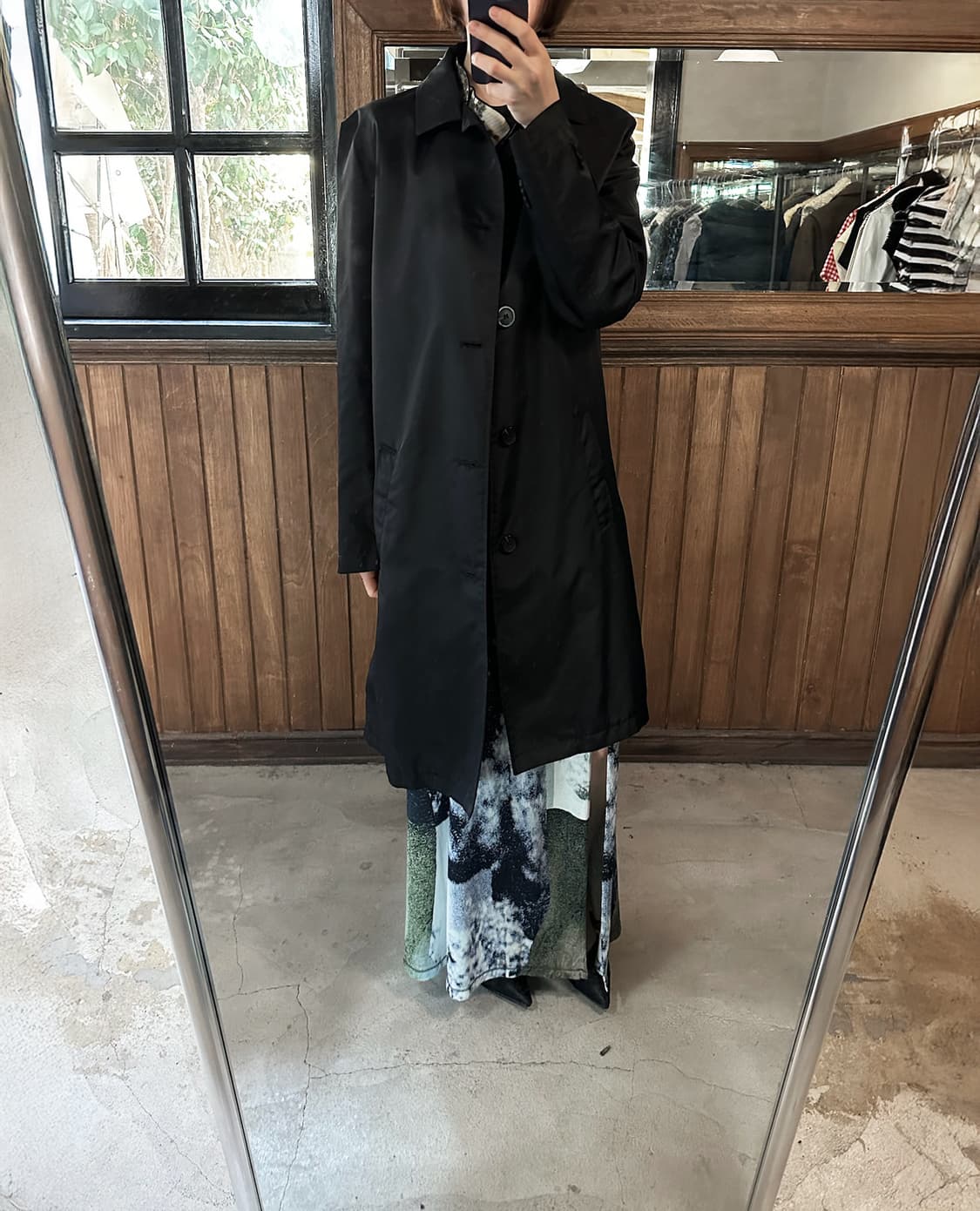 DKNY nylon minimal trench coat 상품이미지2