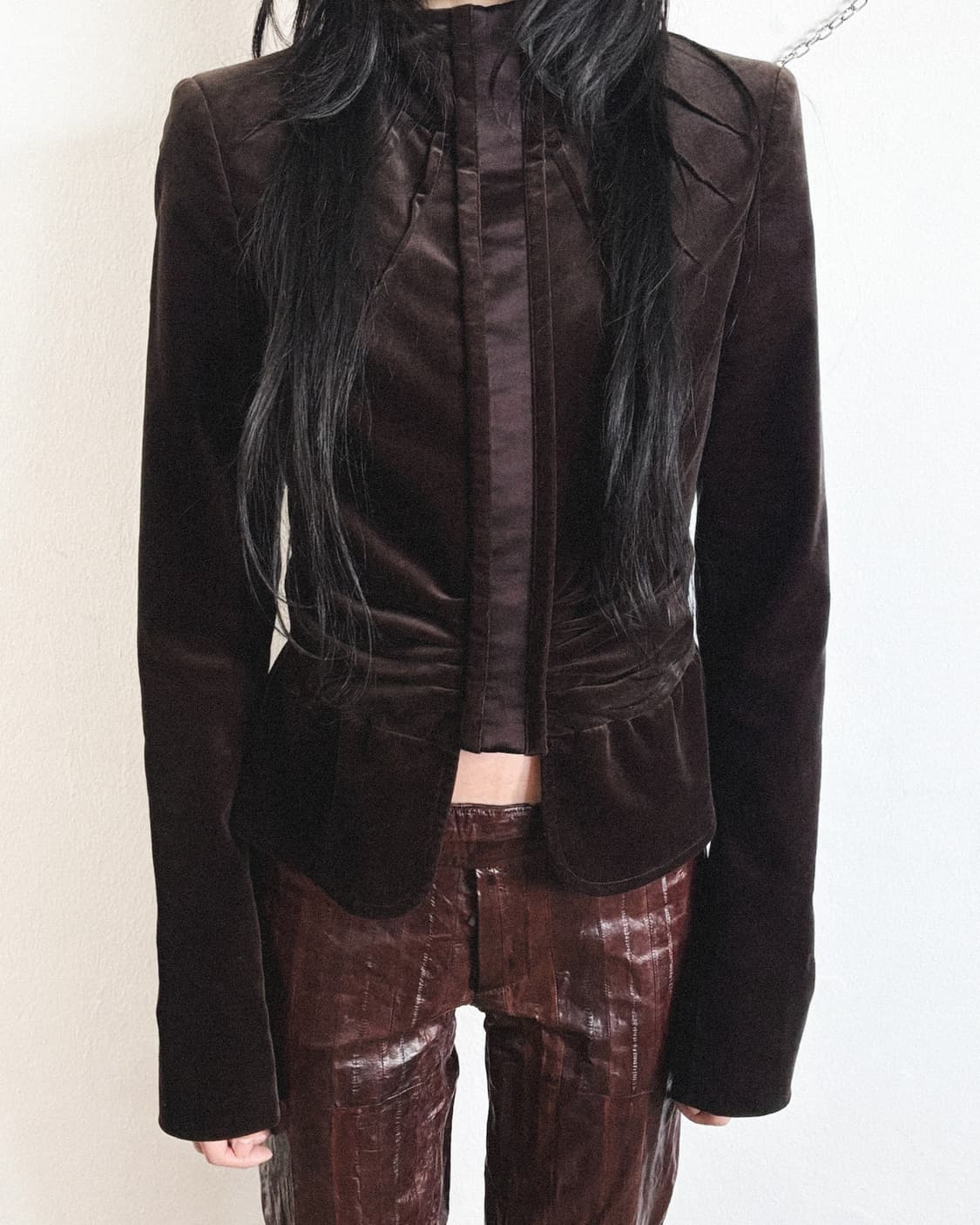 구찌 by 톰포드 04FW 런웨이 크롭 자켓 상품이미지2