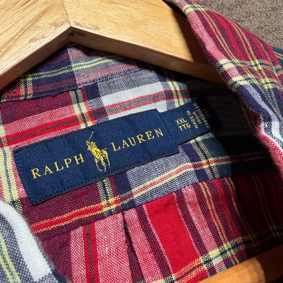 폴로랄프로렌 클래식 린넨 반팔 셔츠 XXL 상품이미지3