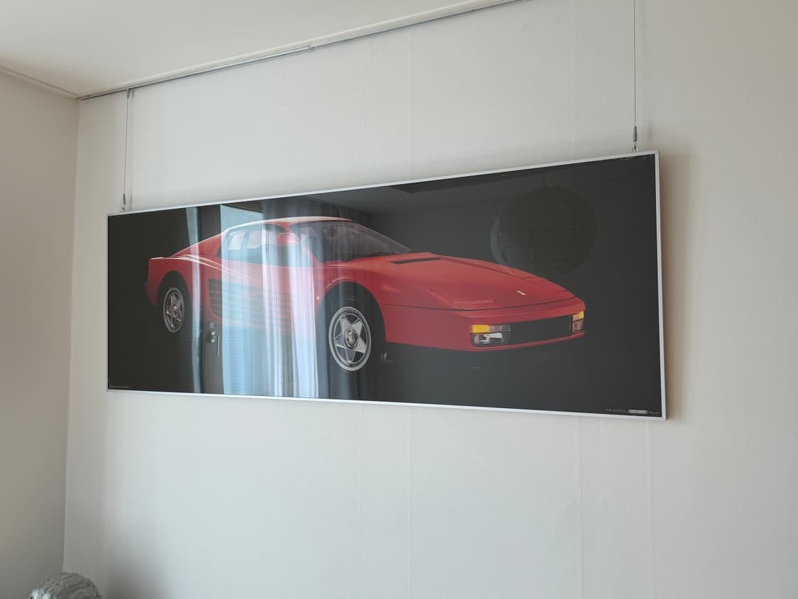 Vintage 1980 Ferrari Testarossa poster 상품이미지2