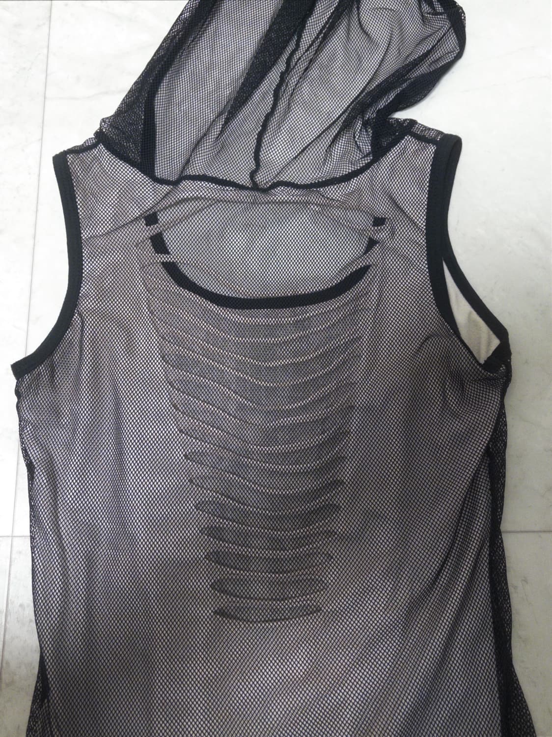 펑크 십자가 나시 상품이미지3