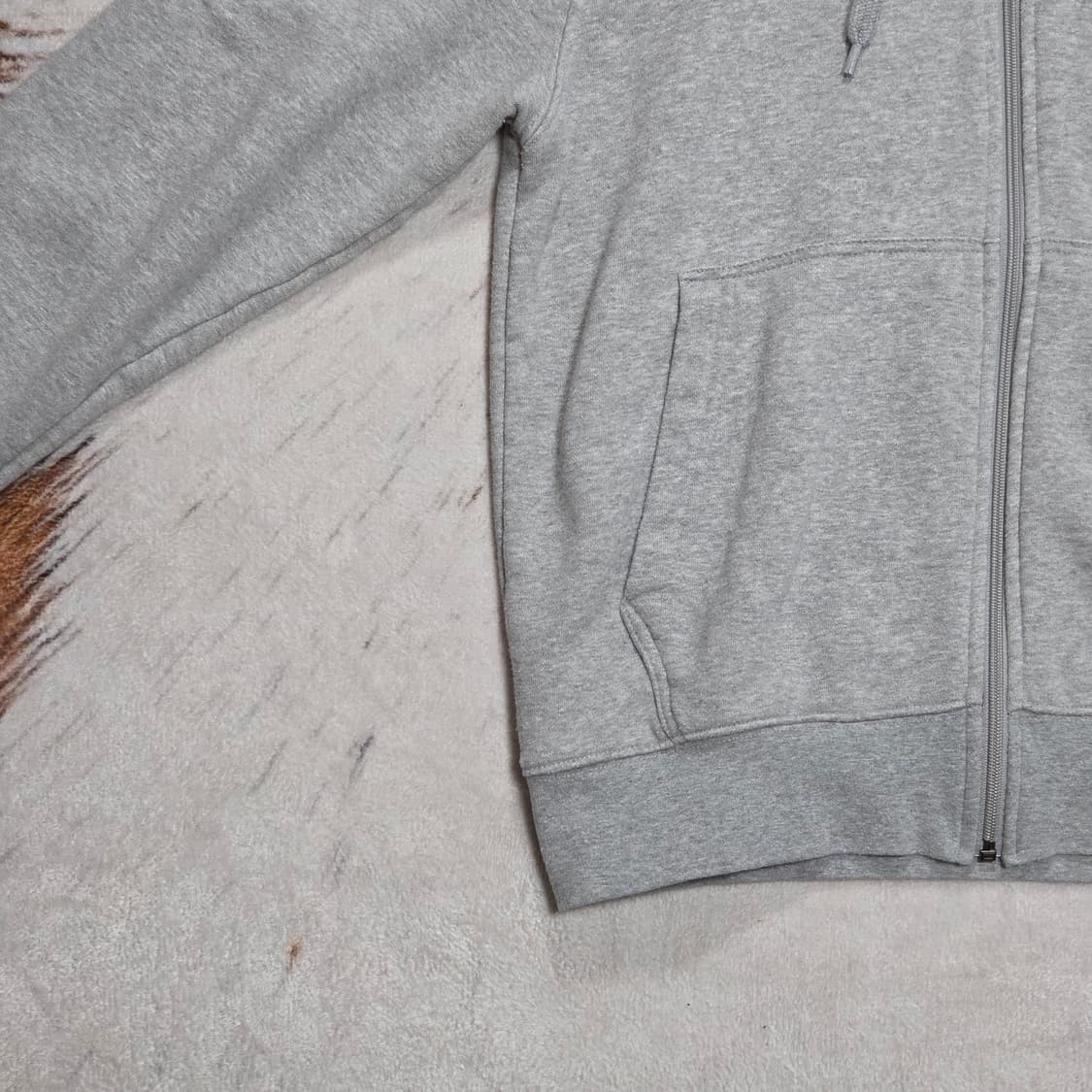 나이키 라이트 그레이 스우시 후드집업 상품이미지3