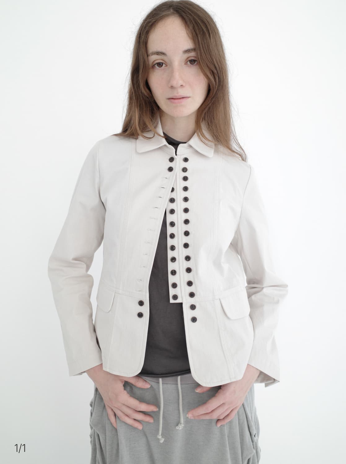 산코파퓨엘라 멀티플 버튼 자켓 베이지  상품이미지1