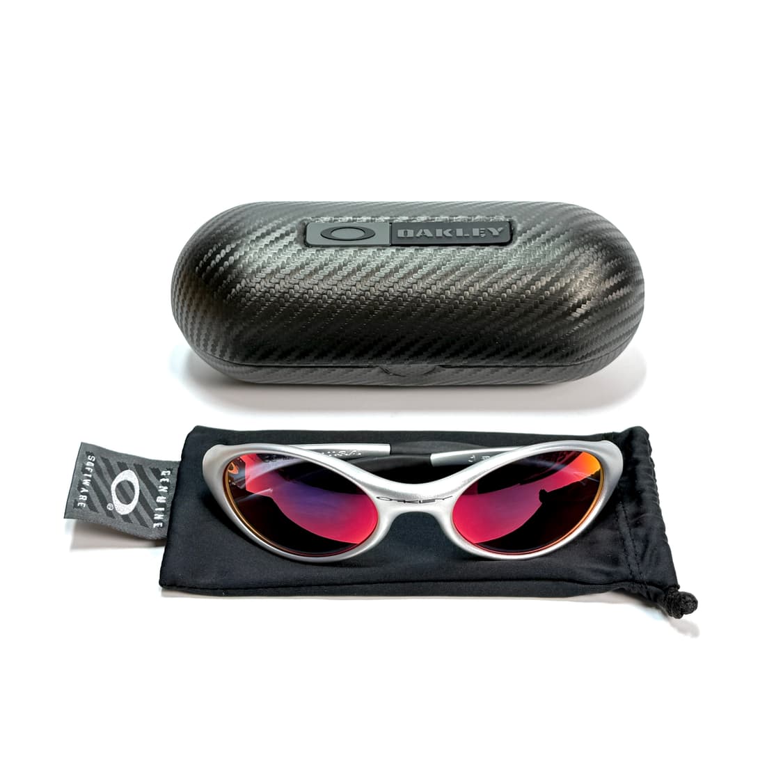 오클리 선글라스 아이자켓 FMJ W Sillver 1999 (한정판) 상품이미지10