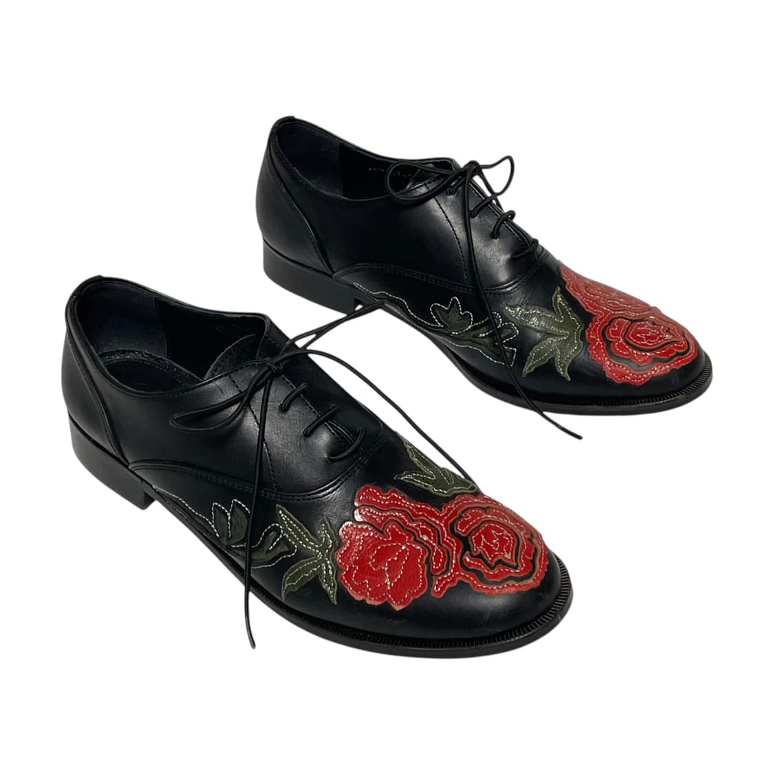 요지 야마모토 와이즈 로즈패턴 더비 상품이미지2