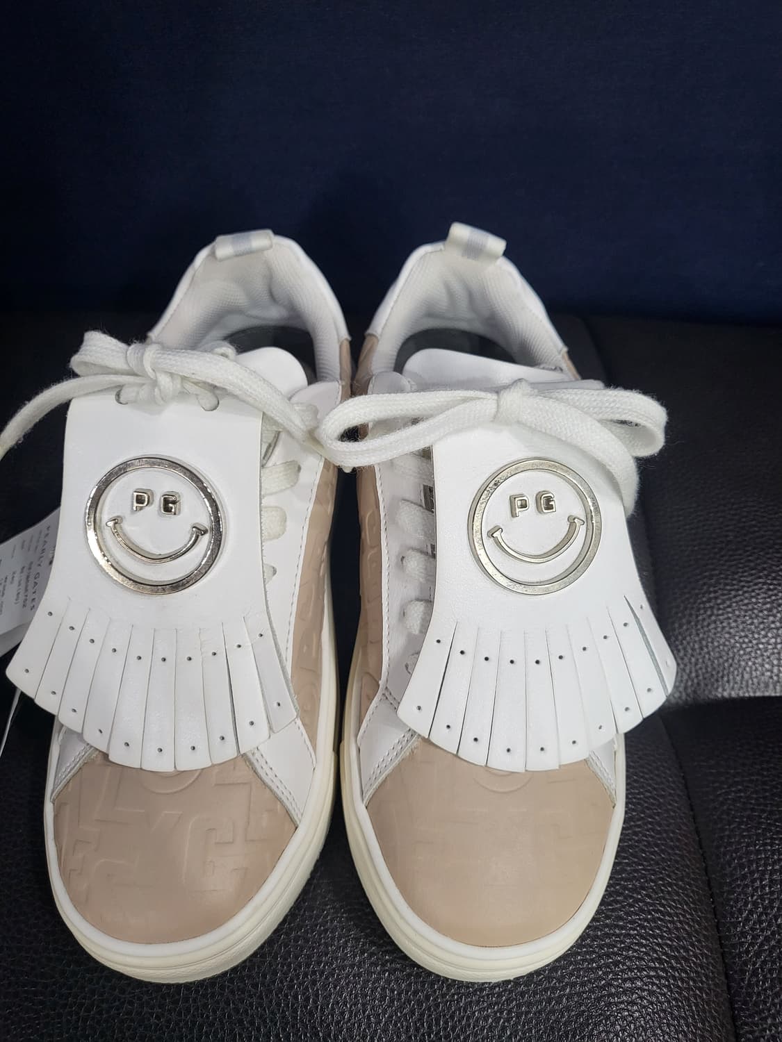 파리게이츠 스마일 태슬 엠보 로고 골프화(새상품) 상품이미지2