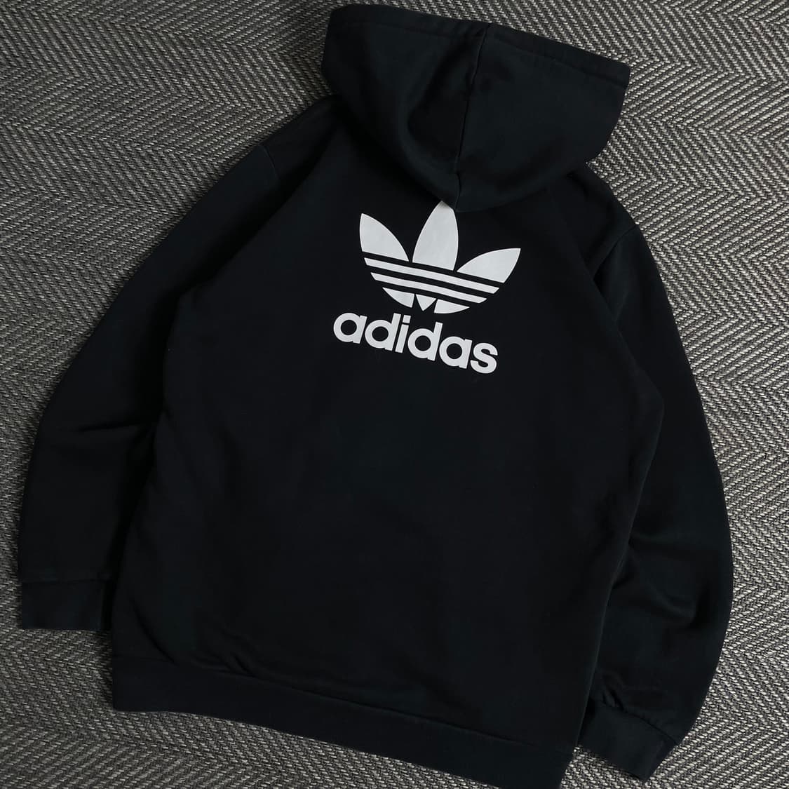 아디다스 빅로고 블랙 박시핏 후드집업 y 3488 상품이미지1