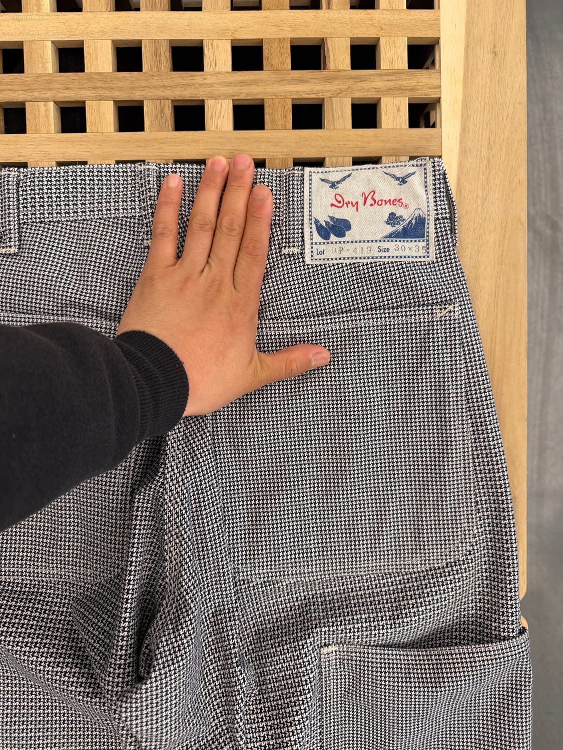 DRY BONES HOUNDTOOTH PANTS 드라이본즈 체크팬츠 상품이미지10