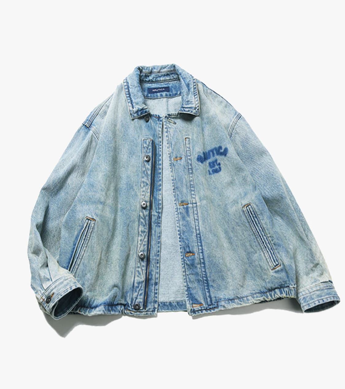 NAUTICA JAPAN - 24SS CRUSH DENIM BLOUSON 상품이미지1