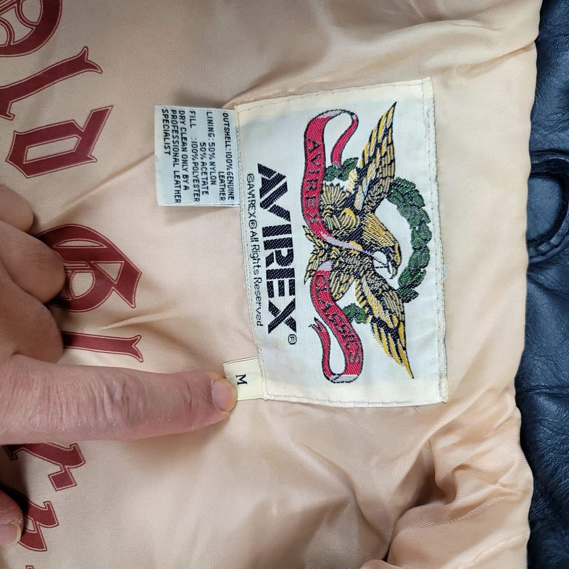 아비렉스인디언라이더자켓 상품이미지8