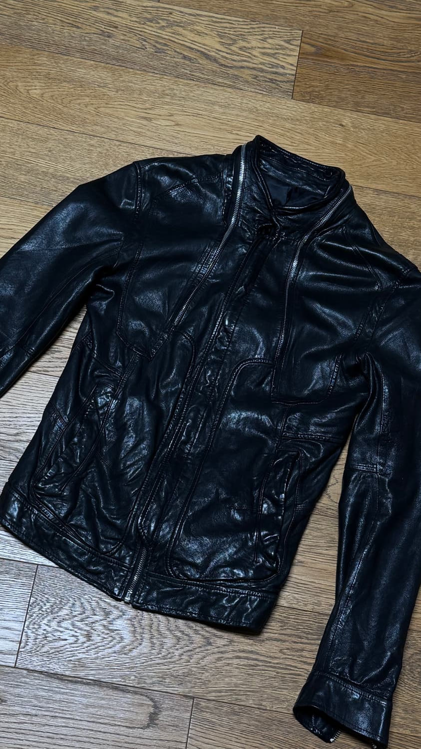 램스킨 바이커 자켓 아티잔 가죽 레더 상품이미지1