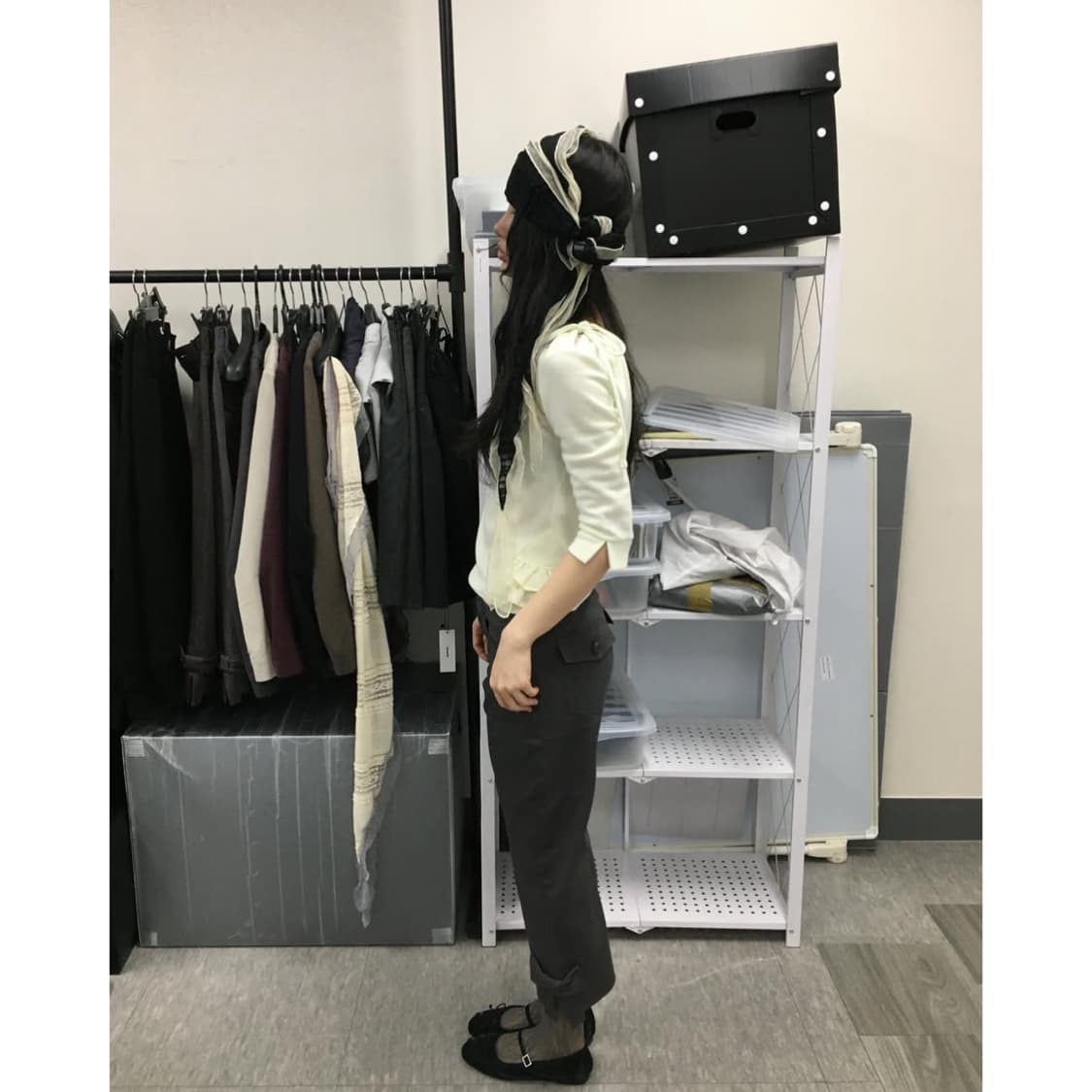 체메씨 셔링 미드 슬리브 프릴 탑 레몬 티셔츠 상품이미지3