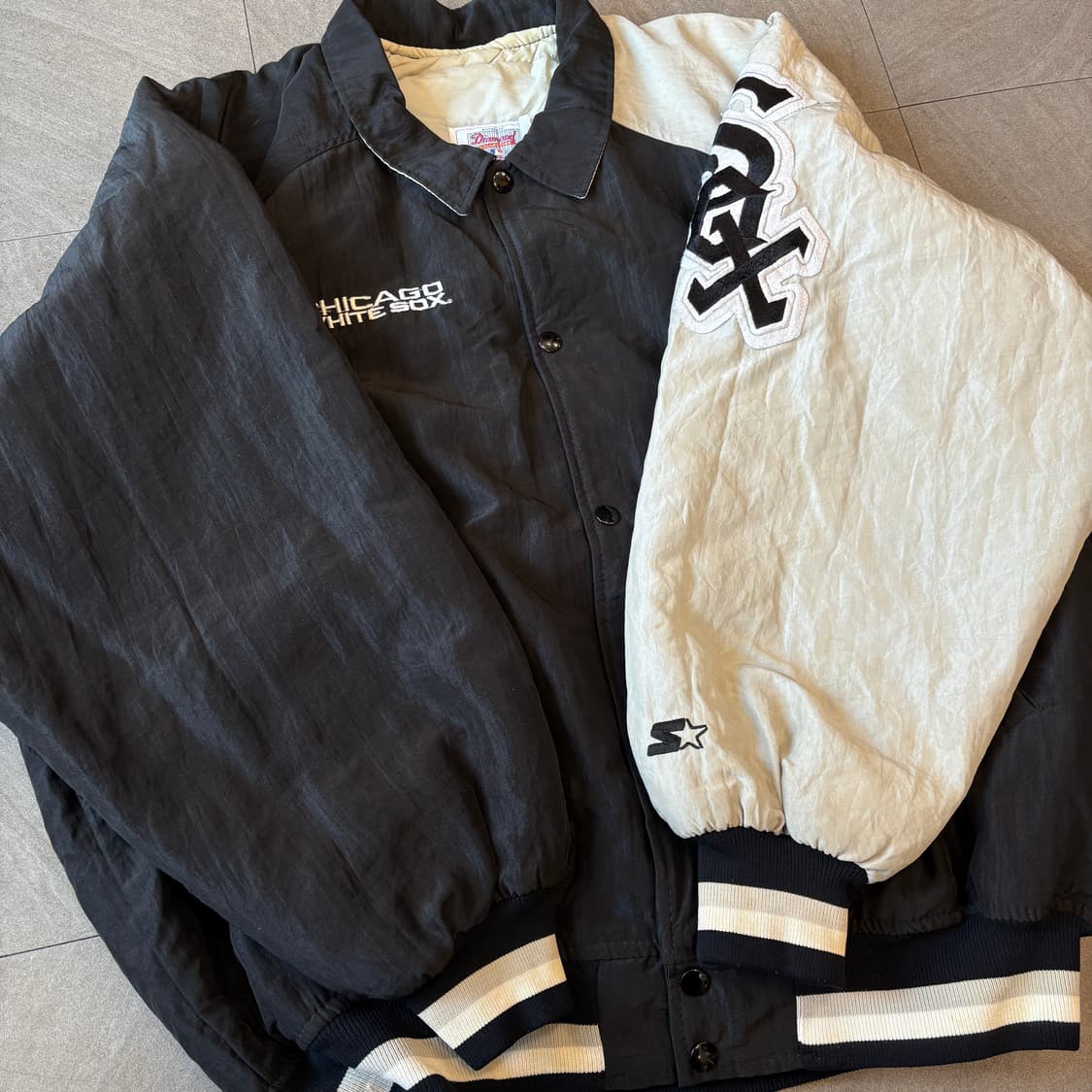 90s 90년대 미국 생산 스타터 시카고 화이트 삭스 자켓  상품이미지8
