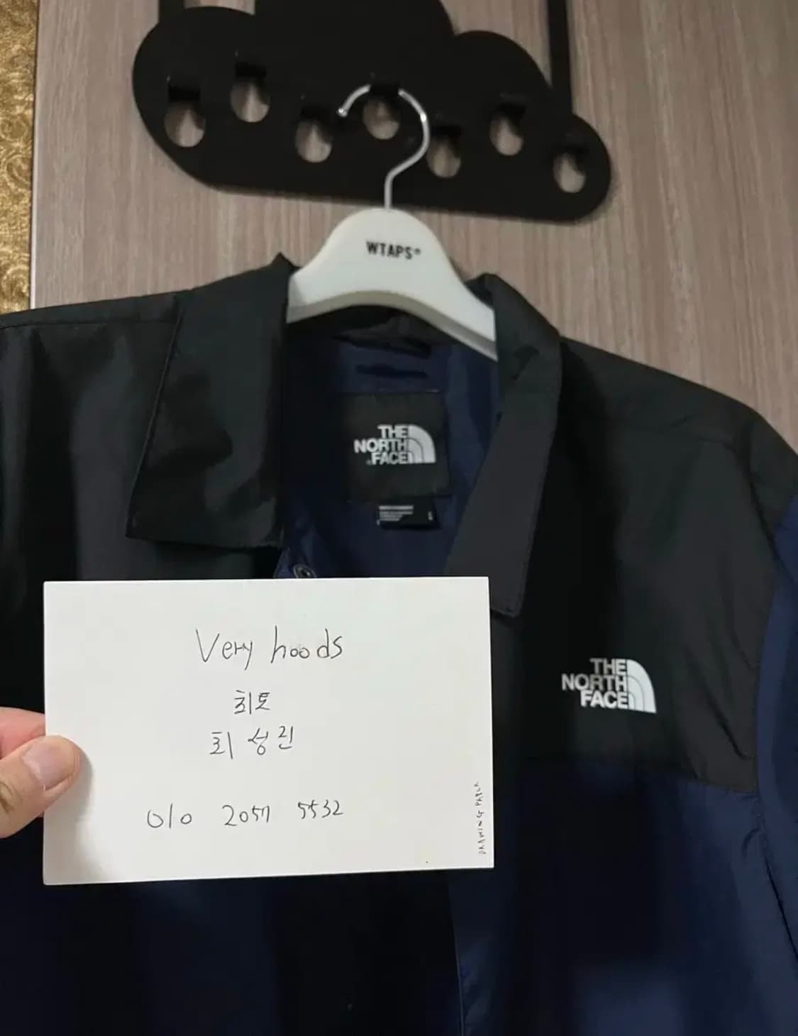 노스페이스 Asos 익스클루시브 코치자켓 블랙/네이비 L 상품이미지3