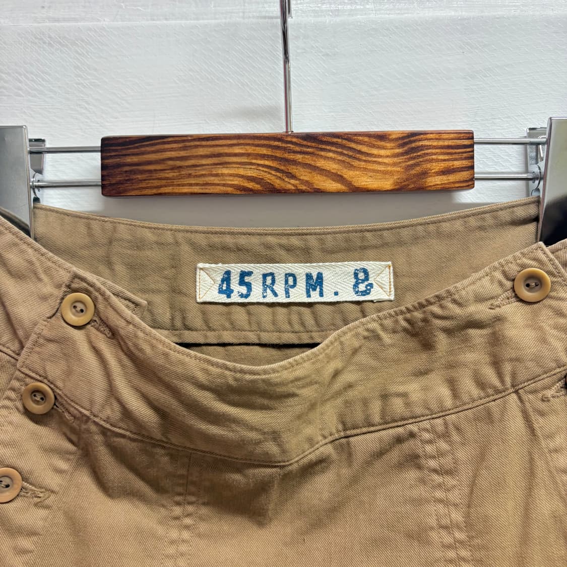 45RPM 코튼 주름 미디 스커트 치마 상품이미지5