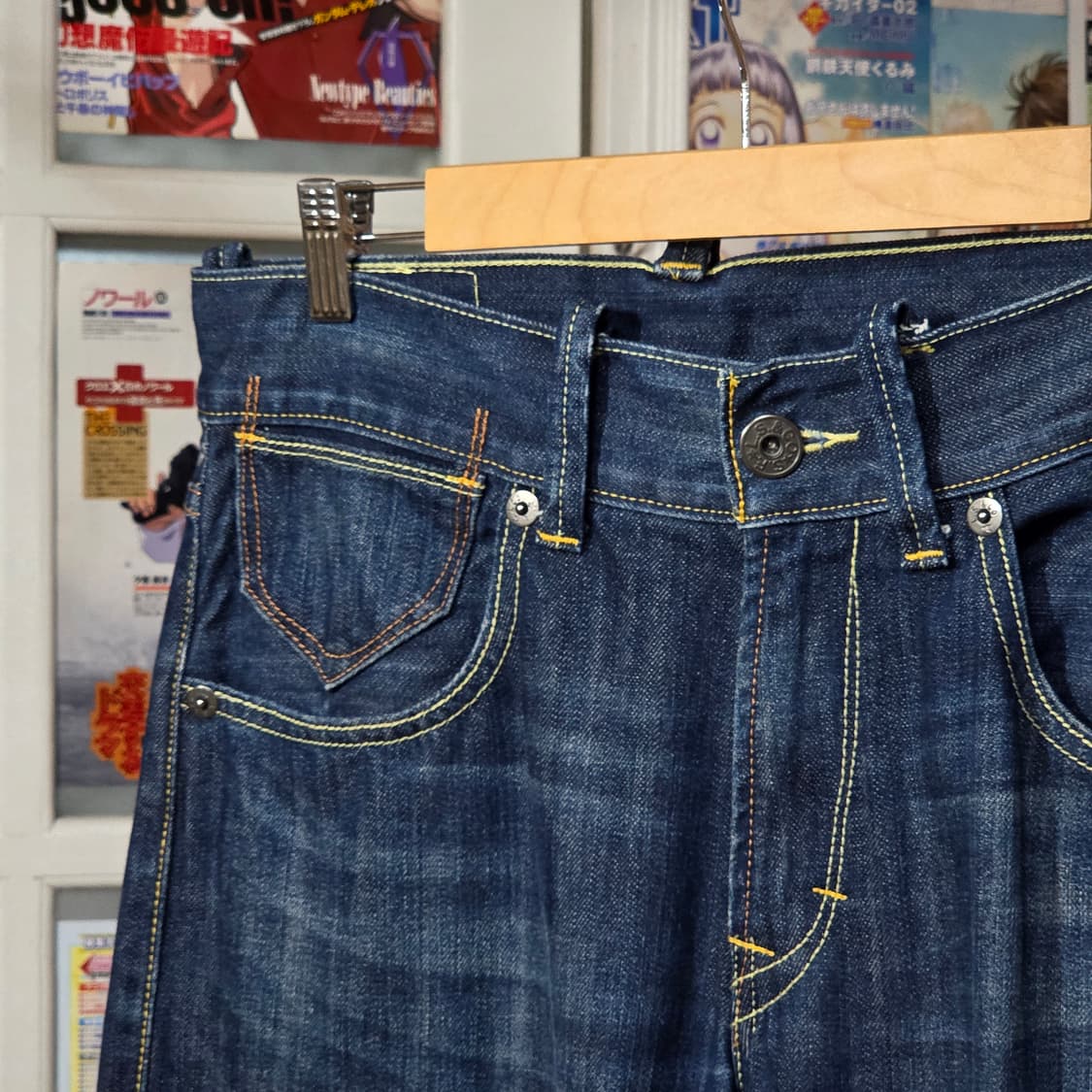 리바이스 523 워싱 데님 팬츠 상품이미지7