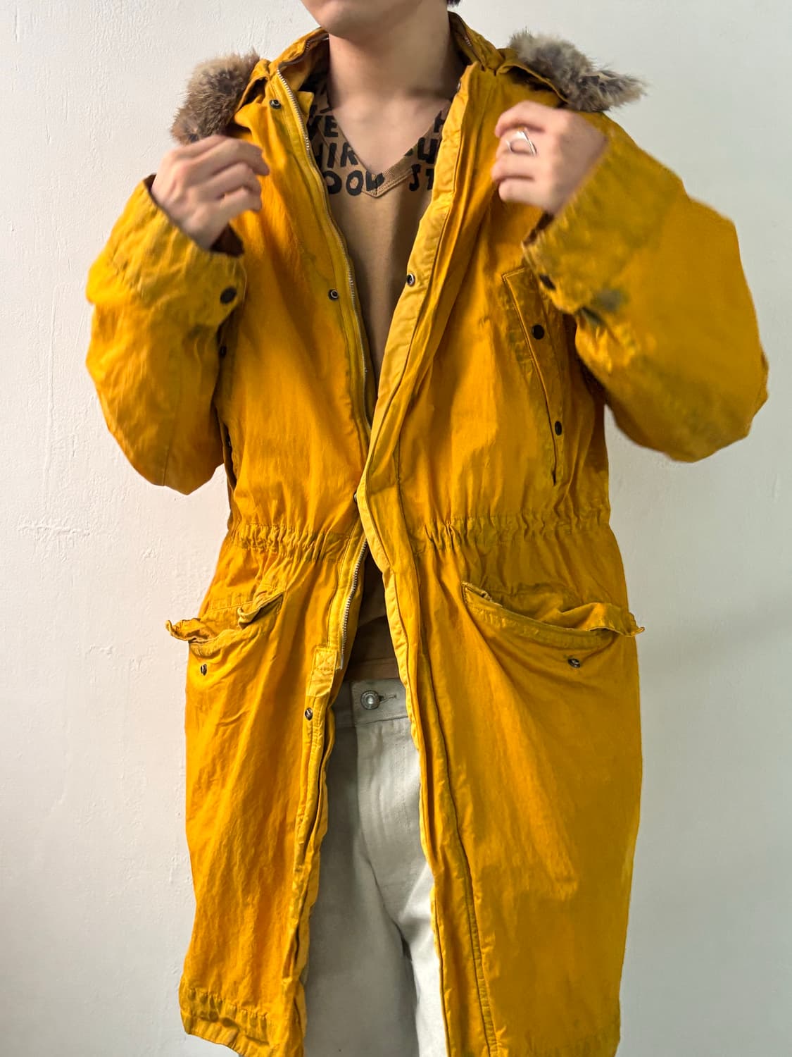 C.P 컴퍼니 고글 후드 파카 상품이미지3