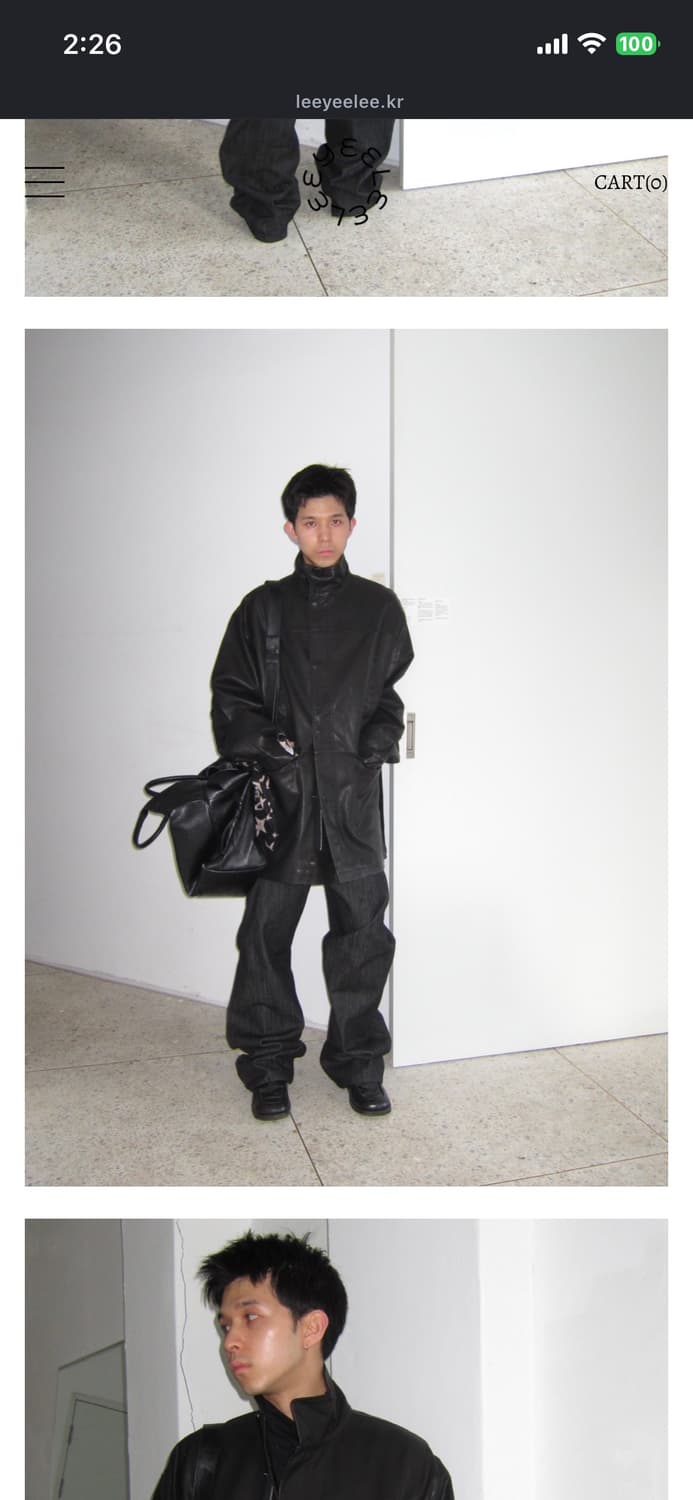 Tank vintage leather coat 상품이미지1