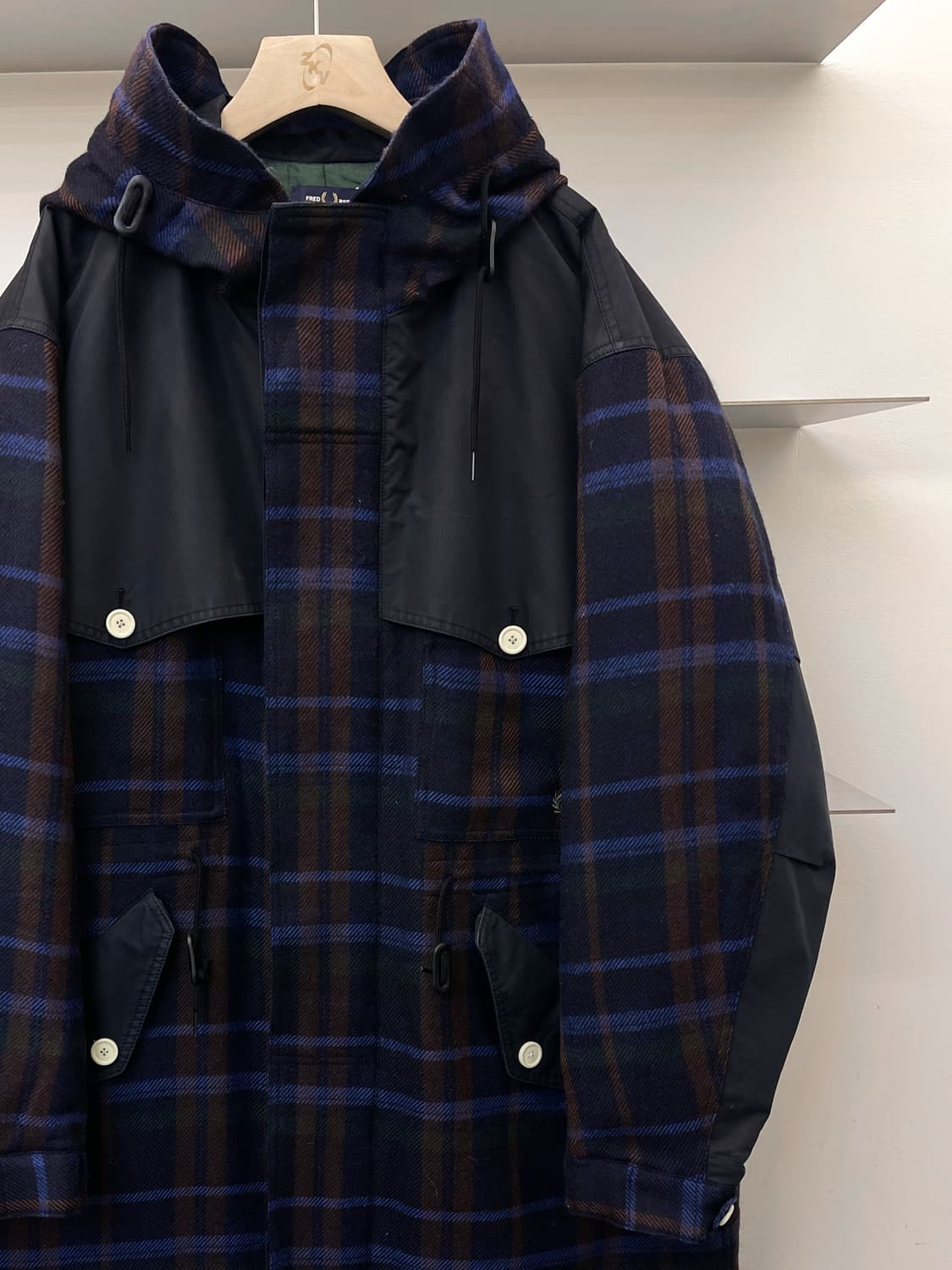 프레드 페리 패널드 피쉬테일 모드 파카 상품이미지4