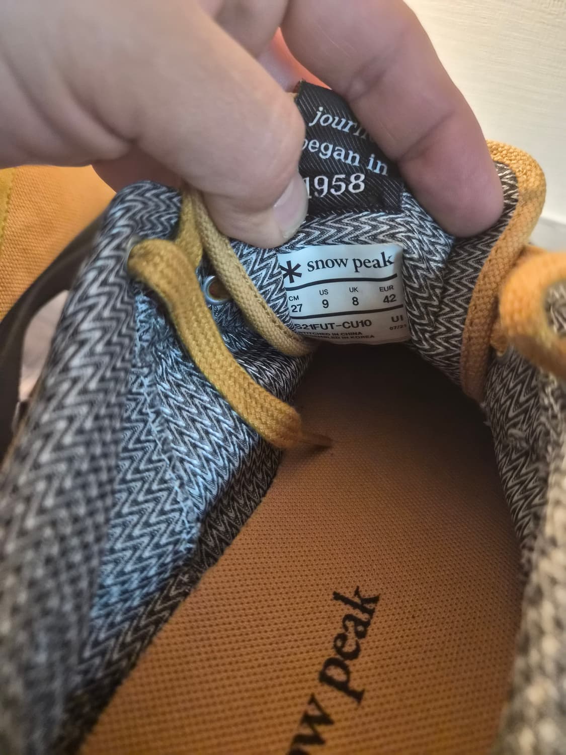 270) 스노우피크 캠퍼가드 비브람솔 팝니다 상품이미지5