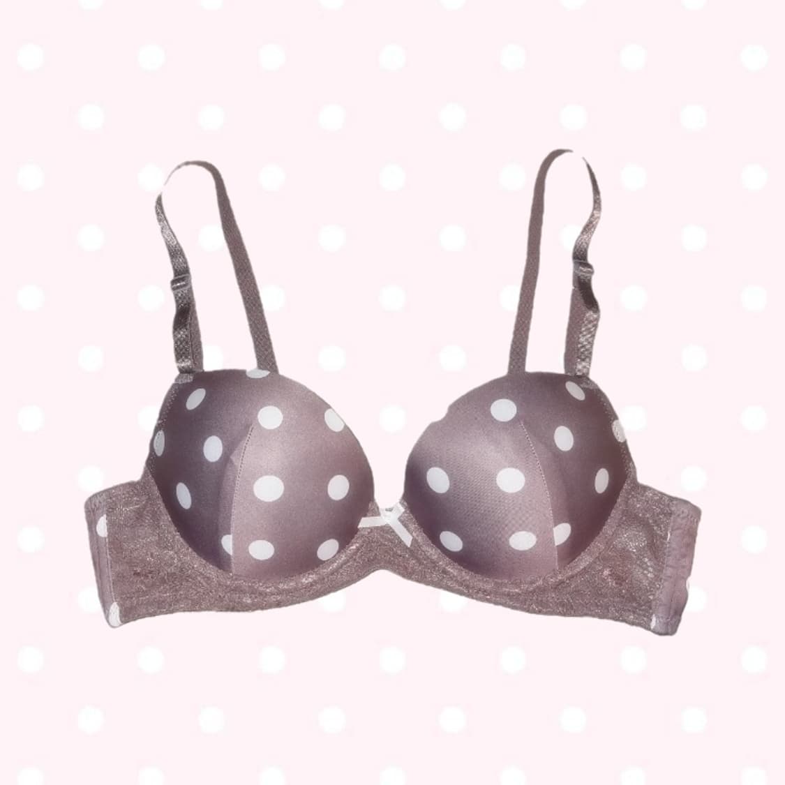 (새상품) 밀크 초코 도트 브라 히메갸루 라떼갸루 상품이미지1