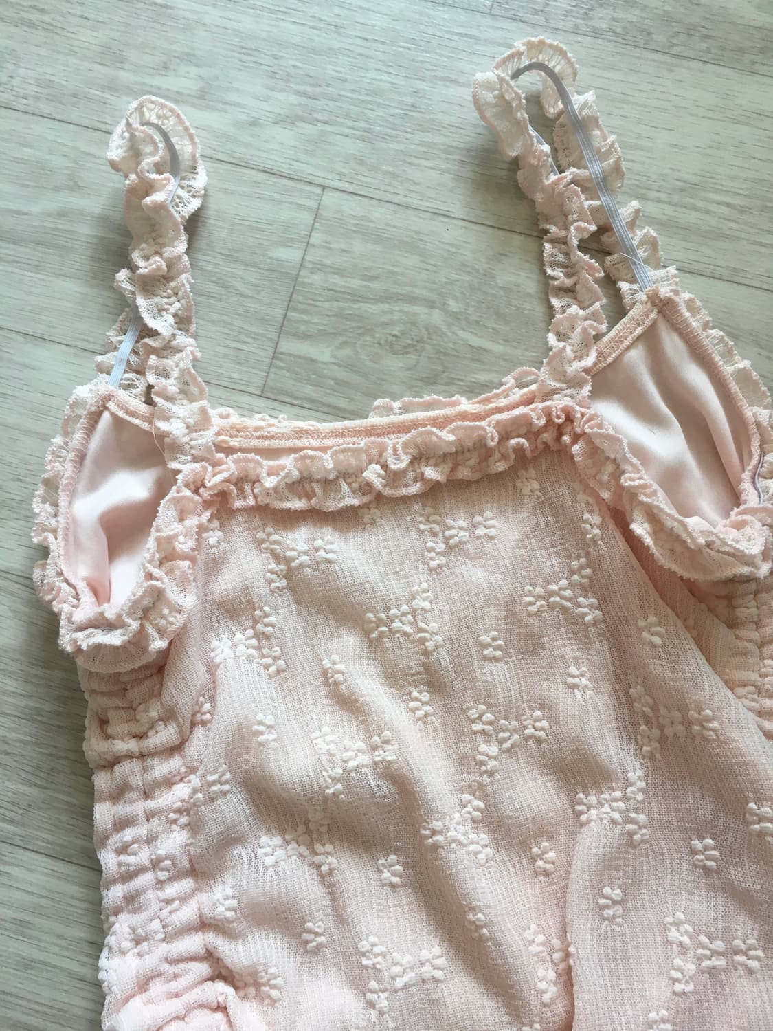 핀터깔 베이피핑크 레이스 원피스 상품이미지6