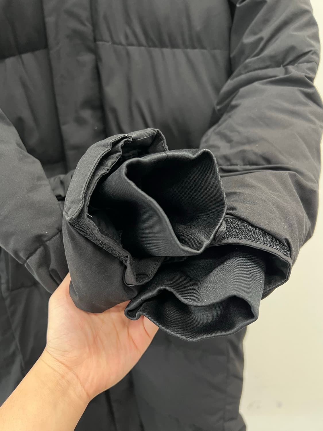 내셔널지오그래픽 덕다운 롱 패딩 자켓 블랙 상품이미지4