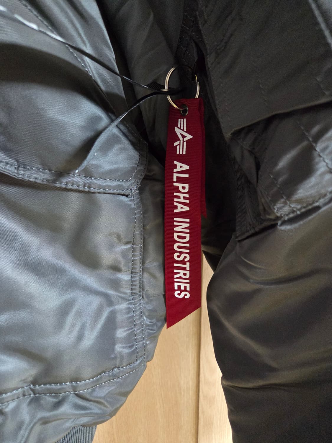 알파인더스트리 CWU45P 항공 점퍼 밀리터리 자켓 건메탈 그레이 상품이미지3